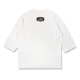 WIDE T-SHIRT HALF SLEEVE (LETTERED)(SEVENTY FOUR:)