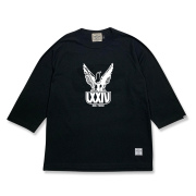 (SEVENTY FOUR:) WIDE T-SHIRT HALF SLEEVE (EAGLE & LXXIV)